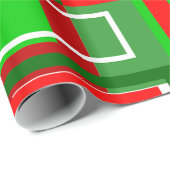 Farbenfrohe Weihnachtswrapping Paper Roll Geschenkpapier (Rolleneckpunkt)