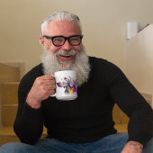 Farbenfrohe Weimaraner Hunde Kaffee Tasse, Cup Kaffeetasse