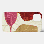 Farbenfrohe Weinbrille Case-Mate iPhone Hülle (Rückseite (Horizontal))