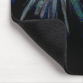 Farbenfrohe Weiße Stallion Pferdebrustmousepad Mousepad (Ecke)
