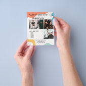 Farbenfrohe Welle Moderner Salon Flyer (Gruppe)
