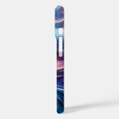 Farbenfrohe Wellen Case-Mate iPhone Hülle (Rückseite / Links)