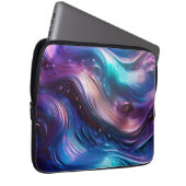 Farbenfrohe Wellen Laptopschutzhülle (Vorne Rechts)