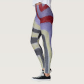 Farbenfrohe Wellen-Leggings Leggings (Links)