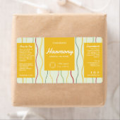 Farbenfrohe Wellenlinien Kosmetische Tropferflasch (Insitu)