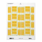 Farbenfrohe Wellenlinien Kosmetische Tropferflasch (Vorne)