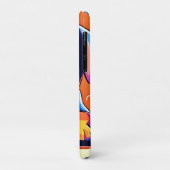 Farbenfrohe Welpenkunst Case-Mate iPhone Hülle (Hinten/Links)