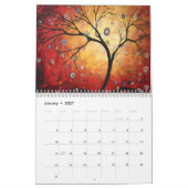 Farbenfrohe Whimsical 2014 Kalender Schöne Kunst (Jan 2027)