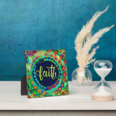 Farbenfrohe Whimsical Fuit Faith Inspirivity easel Fotoplatte (InSitu)