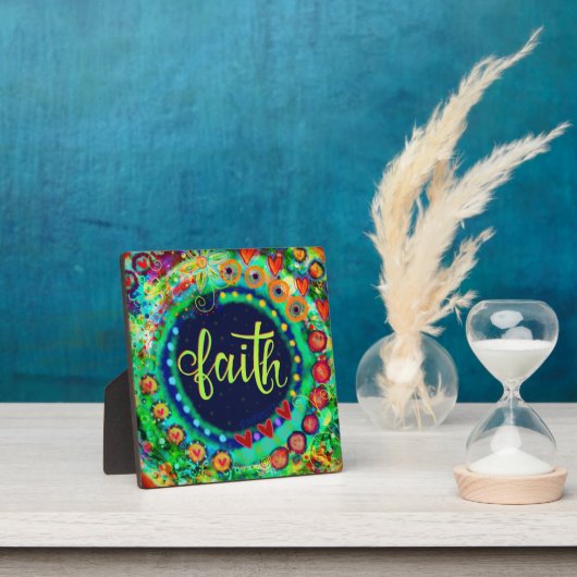 Farbenfrohe Whimsical Fuit Faith Inspirivity easel Fotoplatte (InSitu)
