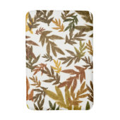 Farbenfrohe Whimsical Herbst Rustikale Blätter Badematte (Vorderseite Vertikal)