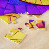 Farbenfrohe Whimsical Mosaikkunst Puzzle (Seite)