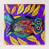 Farbenfrohe Whimsical Mosaikkunst Puzzle (Horizontal)