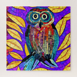 Farbenfrohe Whimsical Mosaikkunst Puzzle
