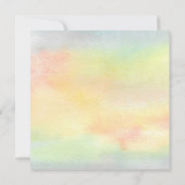 Farbenfrohe Wiedersehen Einladung (Rückseite)