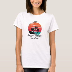 Farbenfrohe Wiedersehen Vacation T - Shirt
