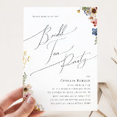 Farbenfrohe Wildblume | Garden Bridal Tee Party Einladung