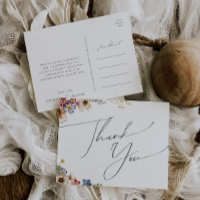 Farbenfrohe Wildblume | Garden Wedding Danke