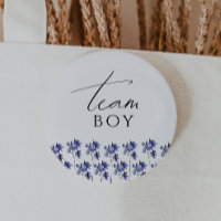 Farbenfrohe Wildblume Gender Reveal Team Boy