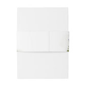 farbenfrohe Wildblume Hochzeit Einladungsbanderole (Rückseitenbeispiel)