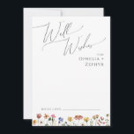 Farbenfrohe Wildblume | Hochzeitsnadel Hinweiskarte<br><div class="desc">Diese farbenfrohe Wildblume | Hochzeitsnacht ist perfekt für Ihre einfache, skurrile Boho Sommerhochzeit. Die hellen, zauberhaften Rosa-, Gelb-, Orange- und Goldfloralen verleihen diesem Produkt das Gefühl eines minimalistisch eleganten Vintagen Hippie-Frühlingsgartens. Das moderne Design ist künstlerisch und zart und zeigt eine klassische erdige Wiese in Aquarell. Egal für welchen Blickwinkel Sie...</div>
