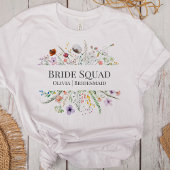 Farbenfrohe Wildblume Meadow Bridge Squad T - Shir T-Shirt