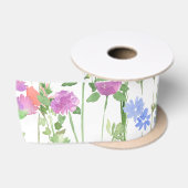 Farbenfrohe Wildblume Satinband (Spule)
