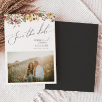 Farbenfrohe Wildblume | SAVE THE DATE