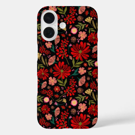 Farbenfrohe Wildblume Sommer Floral Case-Mate iPho iPhone Hülle (Rückseite)