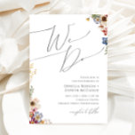 Farbenfrohe Wildblume | Wir laden Hochzeiten ein Einladung<br><div class="desc">Diese farbenfrohe Wildblume | Wir tun Hochzeitseinladung ist perfekt für Ihre einfache, whimsical boho Regenbogen Sommer Hochzeit. Die hellen, zauberhaften Rosa-, Gelb-, Orange- und Goldfloralen verleihen diesem Produkt das Gefühl eines minimalistisch eleganten Vintagen Hippie-Frühlingsgartens. Das moderne Design ist künstlerisch und zart und zeigt eine klassische erdige Wiese in Aquarell. Egal...</div>