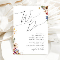 Farbenfrohe Wildblume | Wir laden Hochzeiten ein