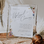 Farbenfrohe Wildblume | Zeremonie ohne Anschluss Poster