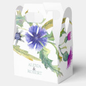 Farbenfrohe Wildblumen Hochzeit Geschenkschachtel (Geöffnet)