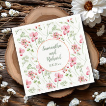 Farbenfrohe Wildblumen Hochzeit