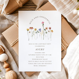 Farbenfrohe Wildblumen Wild und wohltuend zum Gebu Einladung