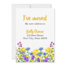 Farbenfrohe wilde Blume, die ich bewegt habe