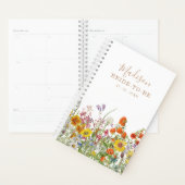 Farbenfrohe wilde Blume Personalisierte Hochzeit Planer (Anzeige)