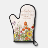 Farbenfrohe wilde Blume verpassen Frau Brautparty Ofenhandschuh (Vorderseite)