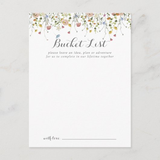 Farbenfrohe wilde Hochzeitszettelkarten Postkarte (Vorderseite)