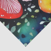 Farbenfrohe wilde PilzeGewebepapier Seidenpapier (Ausschnitt)