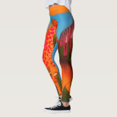 Farbenfrohe wilde Tierbilder Leggings (Links)