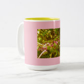 Farbenfrohe wilde Tinten Berries Tinte Blüte Zweifarbige Tasse (Vorderseite Links)