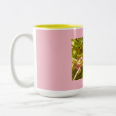 Farbenfrohe wilde Tinten Berries Tinte Blüte Zweifarbige Tasse (Links)