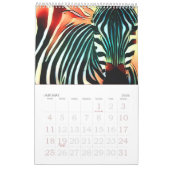 Farbenfrohe Wildnis Digitaler Pop Kalender (Jan 2026)
