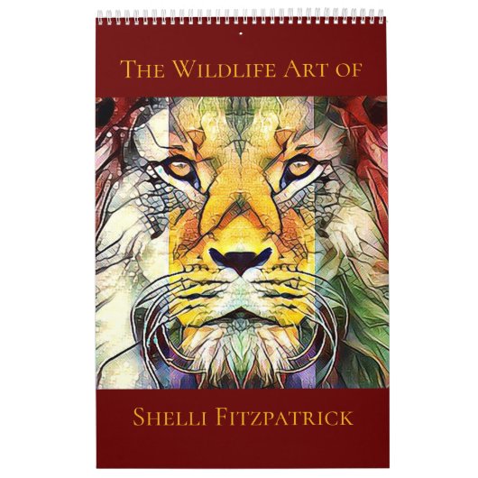 Farbenfrohe Wildnis Digitaler Pop Kalender (Titelbild)