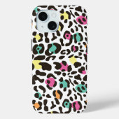 Farbenfrohe Wildtiere & tropische Blätter Case-Mate iPhone Hülle (Rückseite)