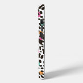 Farbenfrohe Wildtiere & tropische Blätter Case-Mate iPhone Hülle (Rückseite / Links)