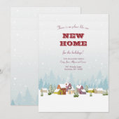 Farbenfrohe Winterlandschaft Ankündigung (Vorne/Hinten)