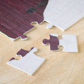 Farbenfrohe Wintertüren Modernes Gebäude Collage Puzzle (Seite)