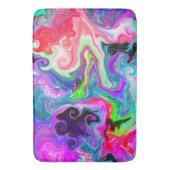 Farbenfrohe Wirbel Badematte (Vorderseite Vertikal)